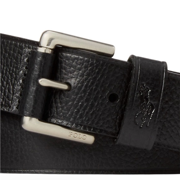 Polo Pebble Leather Belt - Picture 2 of 2